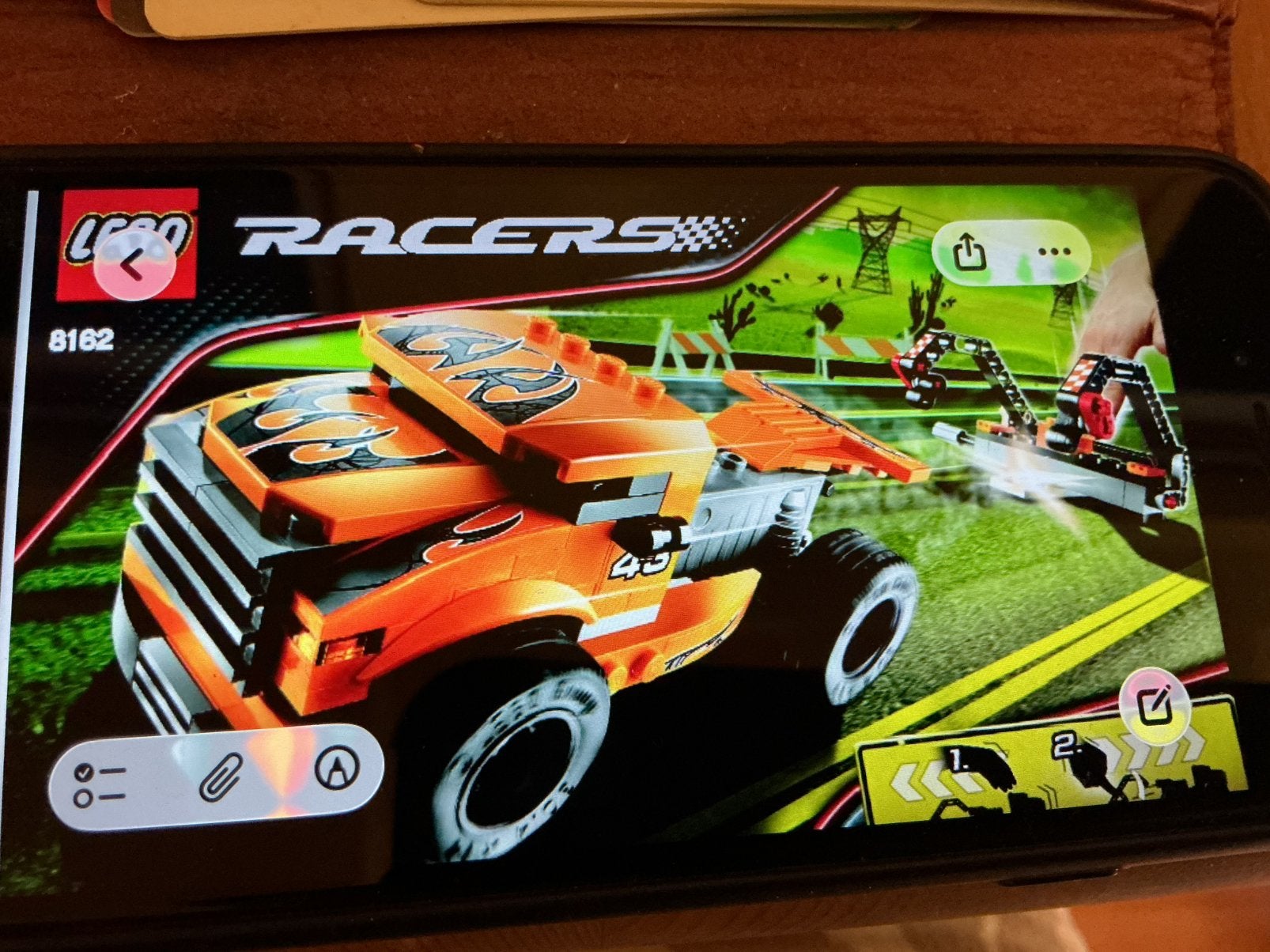 RACE RIG SET 8162 LEGO, Gebruikt, Lego, Ophalen of Verzenden, Compleet