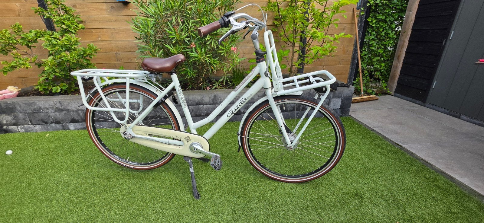 Mooie miss graze gazelle dames fiets., Fietsen en Brommers, Fietsen | Dames | Damesfietsen, Ophalen, Velgrem, Versnellingen, Zo goed als nieuw