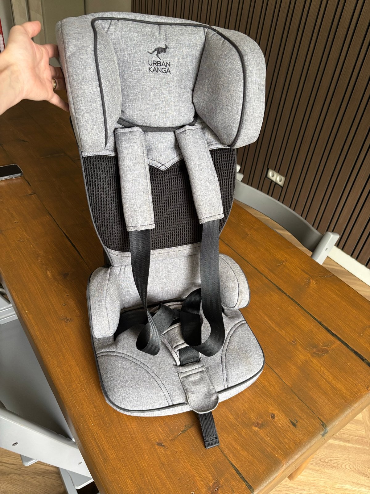 Superhandig Urban Kanga opvouwbaar reis autostoeltje 9-18 kg, Kinderen en Baby's, Autostoeltjes, Overige merken, Autogordel, Verstelbare rugleuning