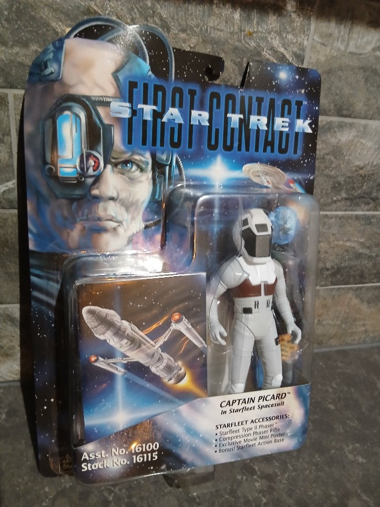 Playmates Star Trek First Contact - Captain Picard, Ophalen of Verzenden, Nieuw, Film, Actiefiguur of Pop