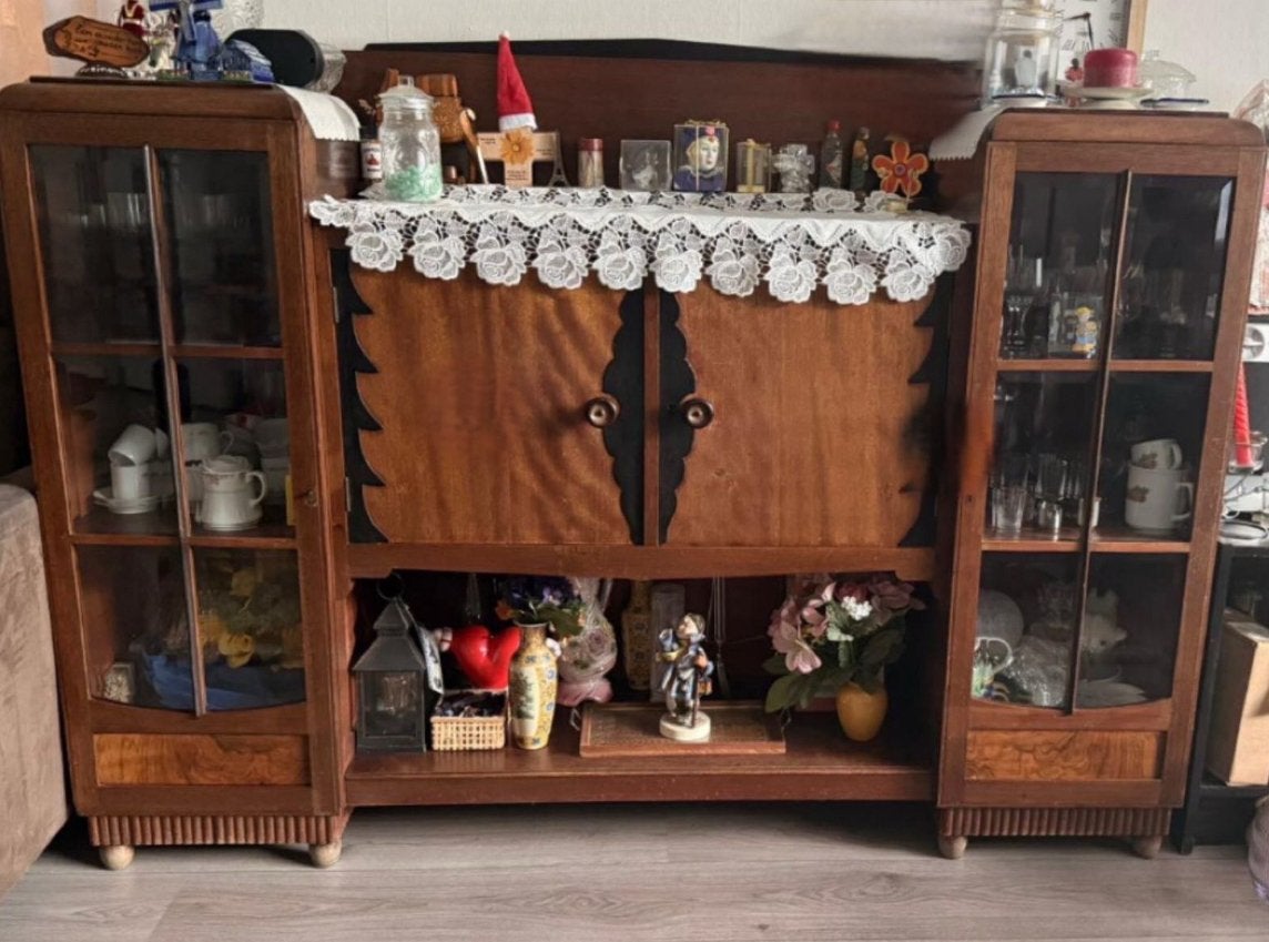 Houten antieke kast, Antiek en Kunst, Antiek | Meubels | Kasten, Ophalen