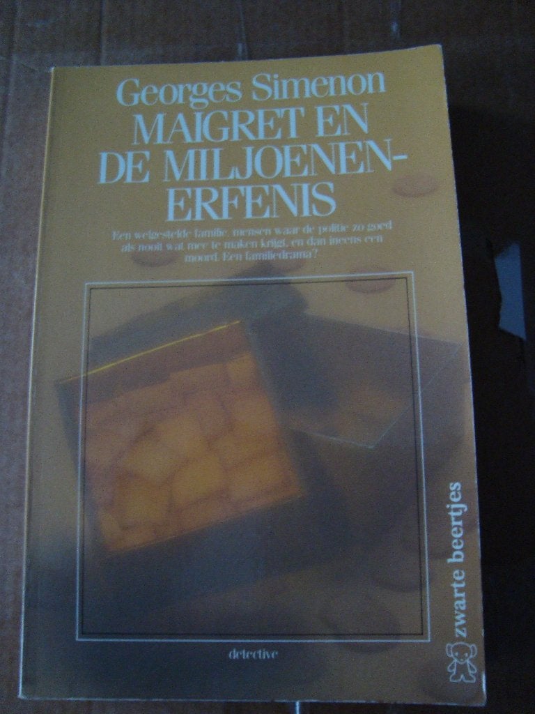 Maigret en de miljoenen erfenis -beertjes reeks, Ophalen of Verzenden, Zo goed als nieuw