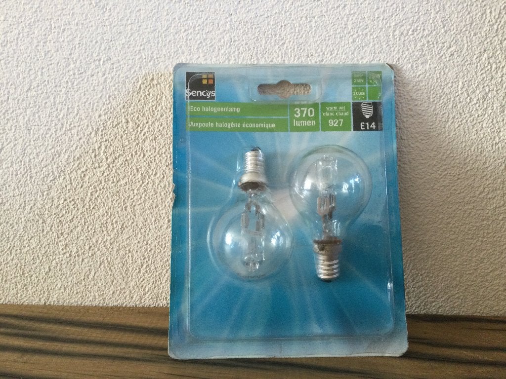 Halogeen lamp E14 voet Sencys, Huis en Inrichting, Led-lamp, E14 (klein), Nieuw, Ophalen of Verzenden