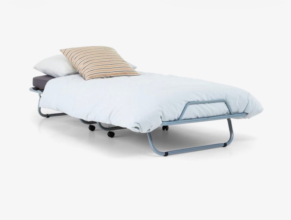 Opvouwbaar eenpersoons logeerbed met matras, Ophalen, Verstelbaar, Eenpersoons, Nieuw