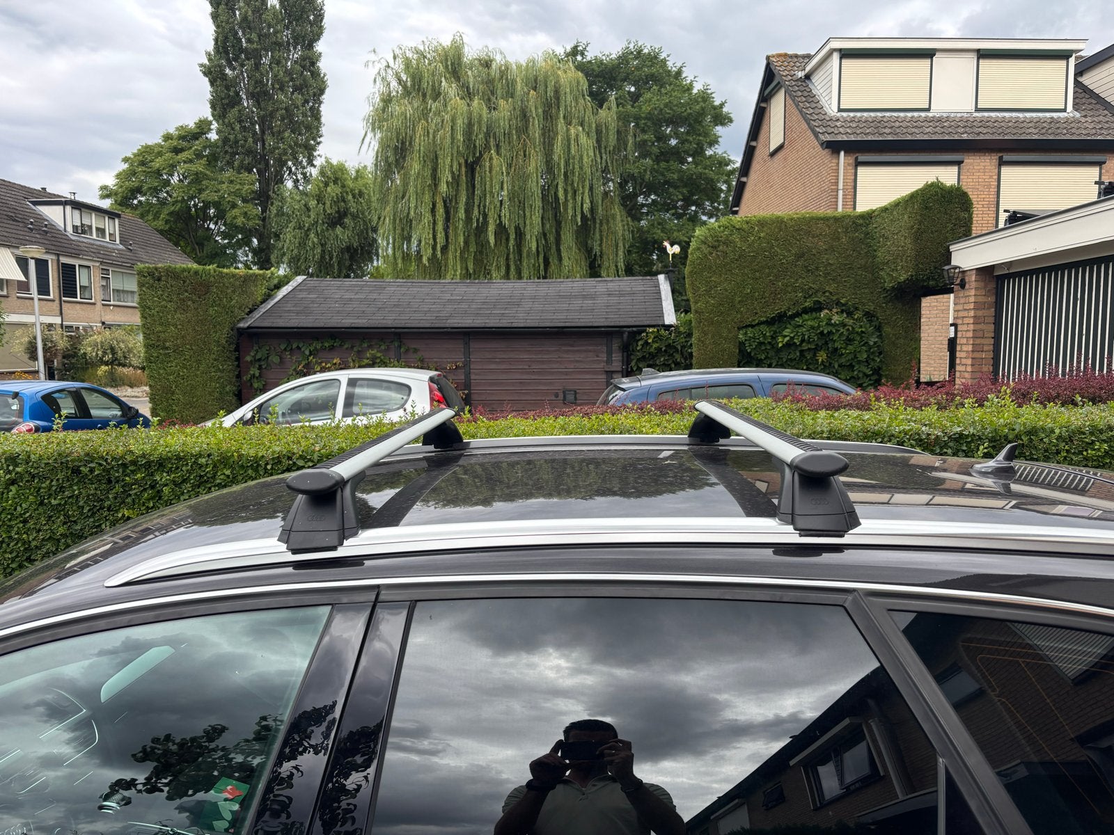 Originele Audi A4 Avant (8K) dakdragers conpleet met sleutel, Ophalen, Gebruikt