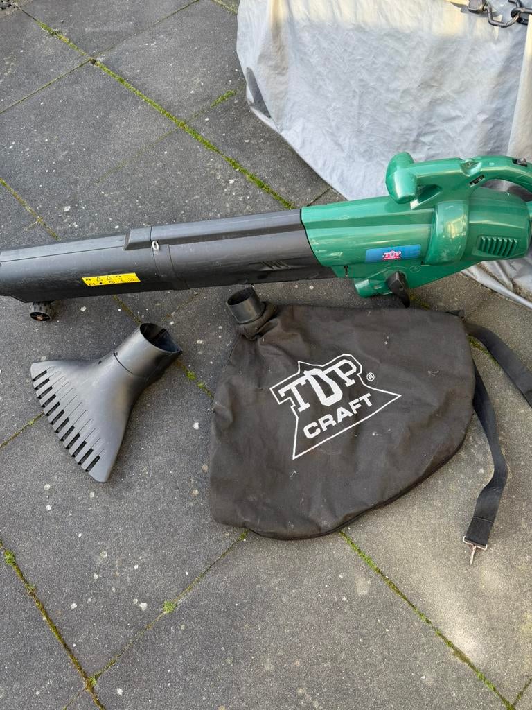 Bladblazer van Top Craft, Ophalen of Verzenden, Zo goed als nieuw, Elektrisch, Met opvangzak