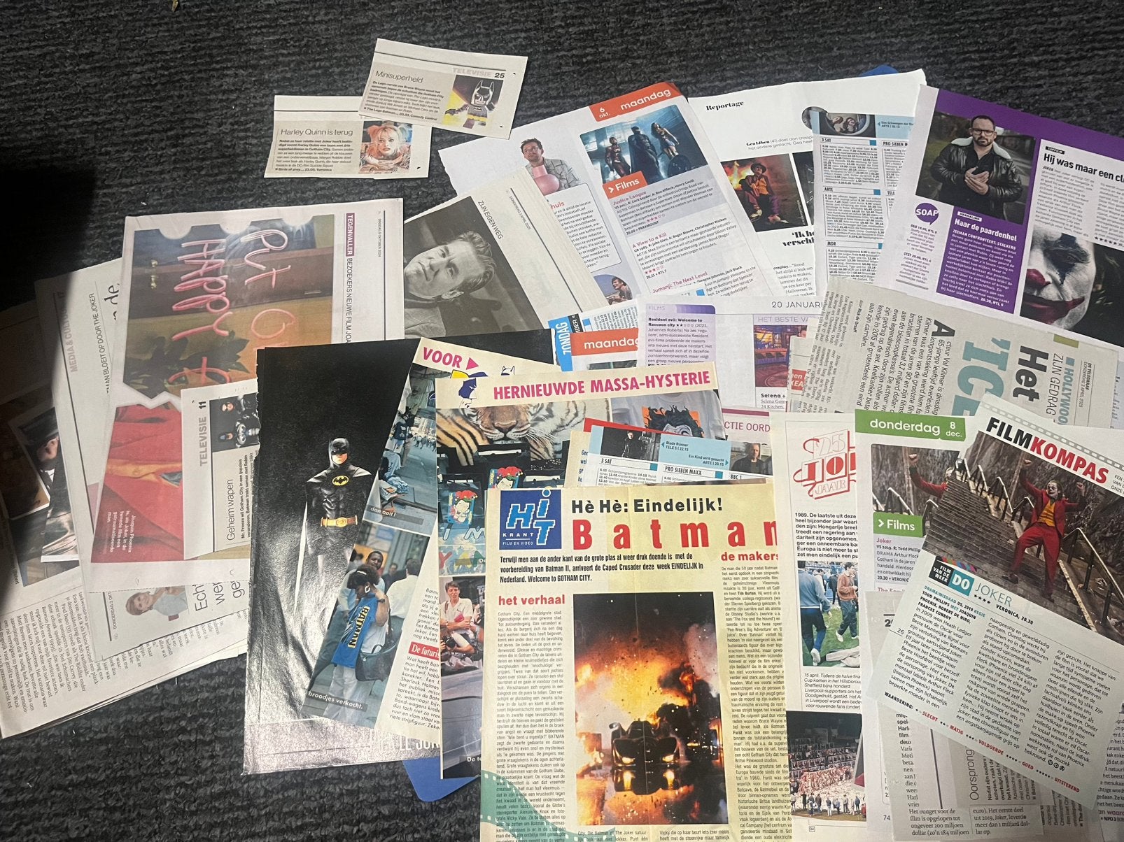 Stapel Batman items, Verzenden, 1980 tot heden, Tijdschrift