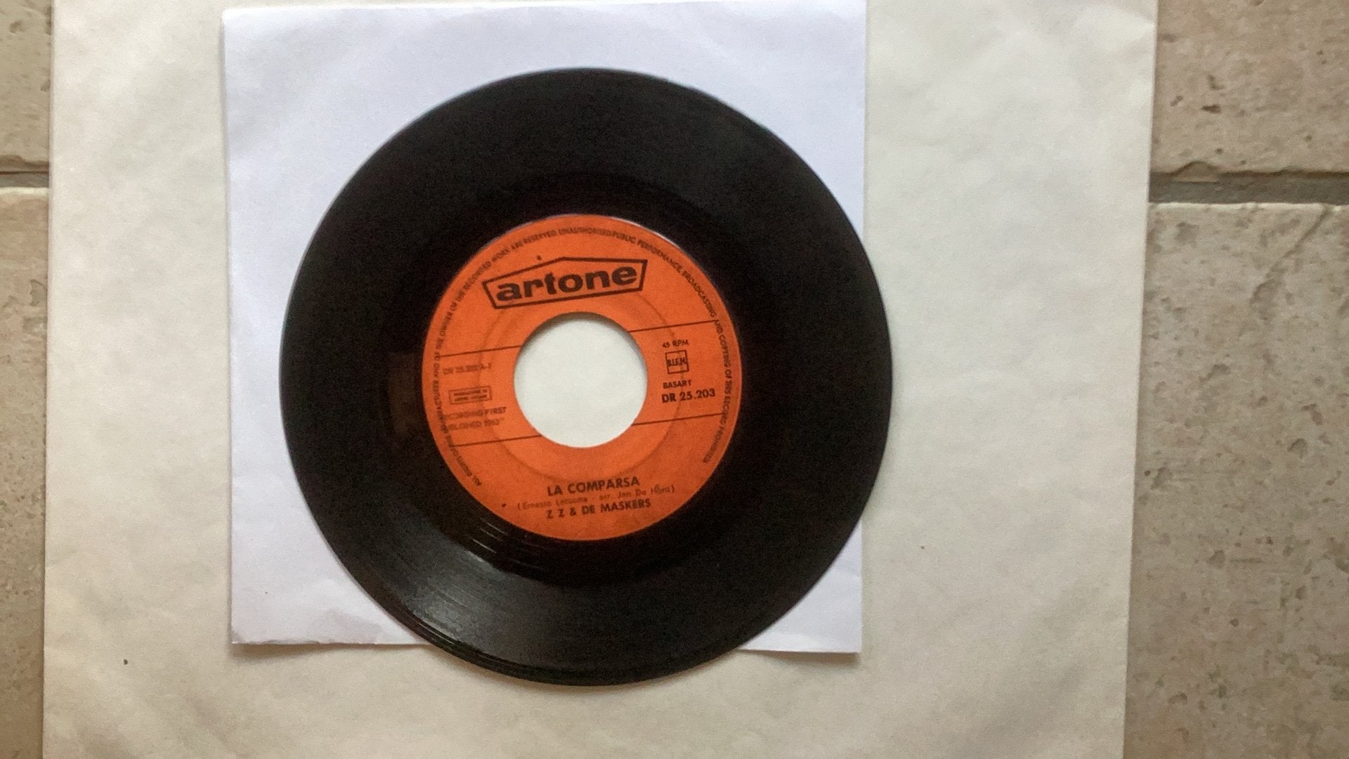 Single ZZ en de Maskers - La Comparsa, Ophalen of Verzenden, Gebruikt, 7 inch, Pop