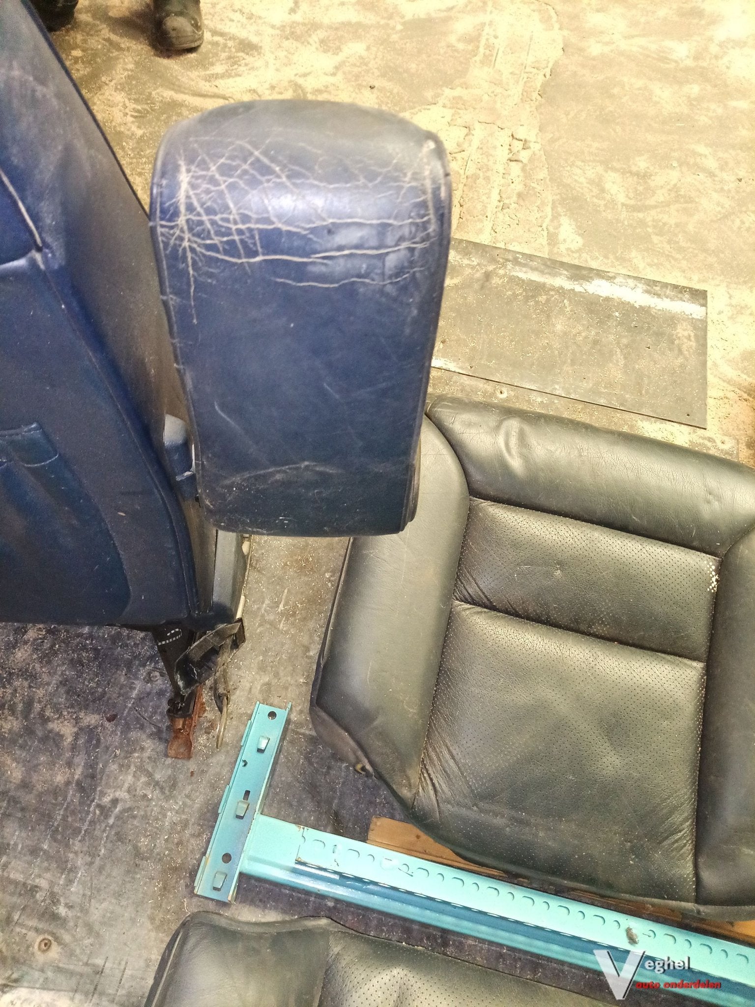 Mercedes w124 coupe 1992 interieur blauw leer, Ophalen, Gebruikt, -, -