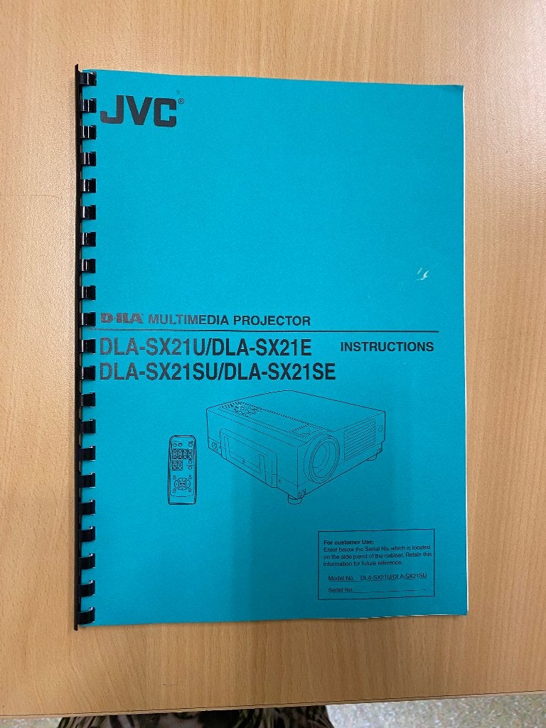 JVC DLA-SX21U/DLA-SX21E Multimedia Projector in houten kist, Gebruikt, LCOS, JVC, Ophalen of Verzenden