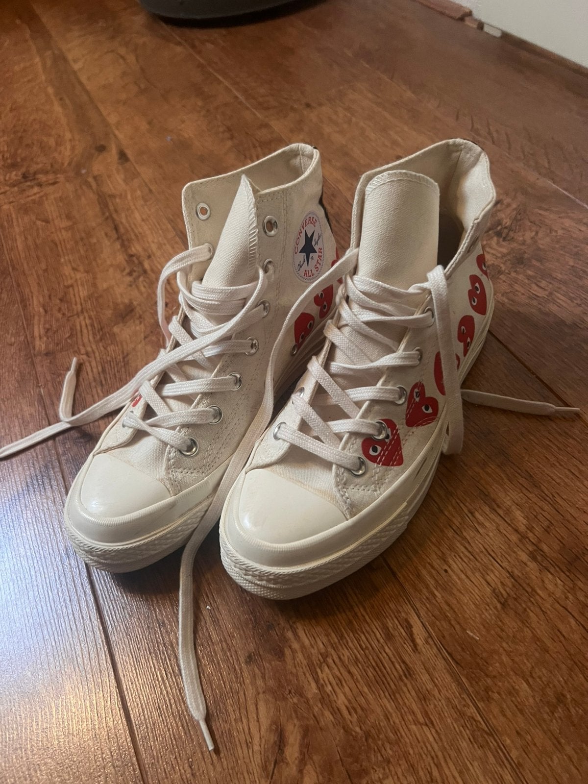 Comme Des Garçons Play x Converse, Verzenden, Zo goed als nieuw, Zwart, Sneakers of Gympen