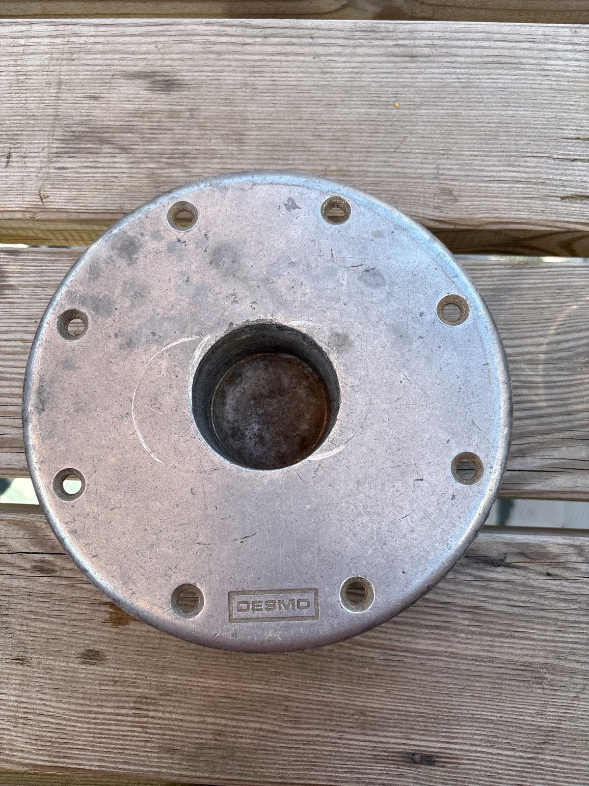 DESMO Tafelvoet voor camper of caravan, Caravans en Kamperen, Ophalen of Verzenden, Gebruikt