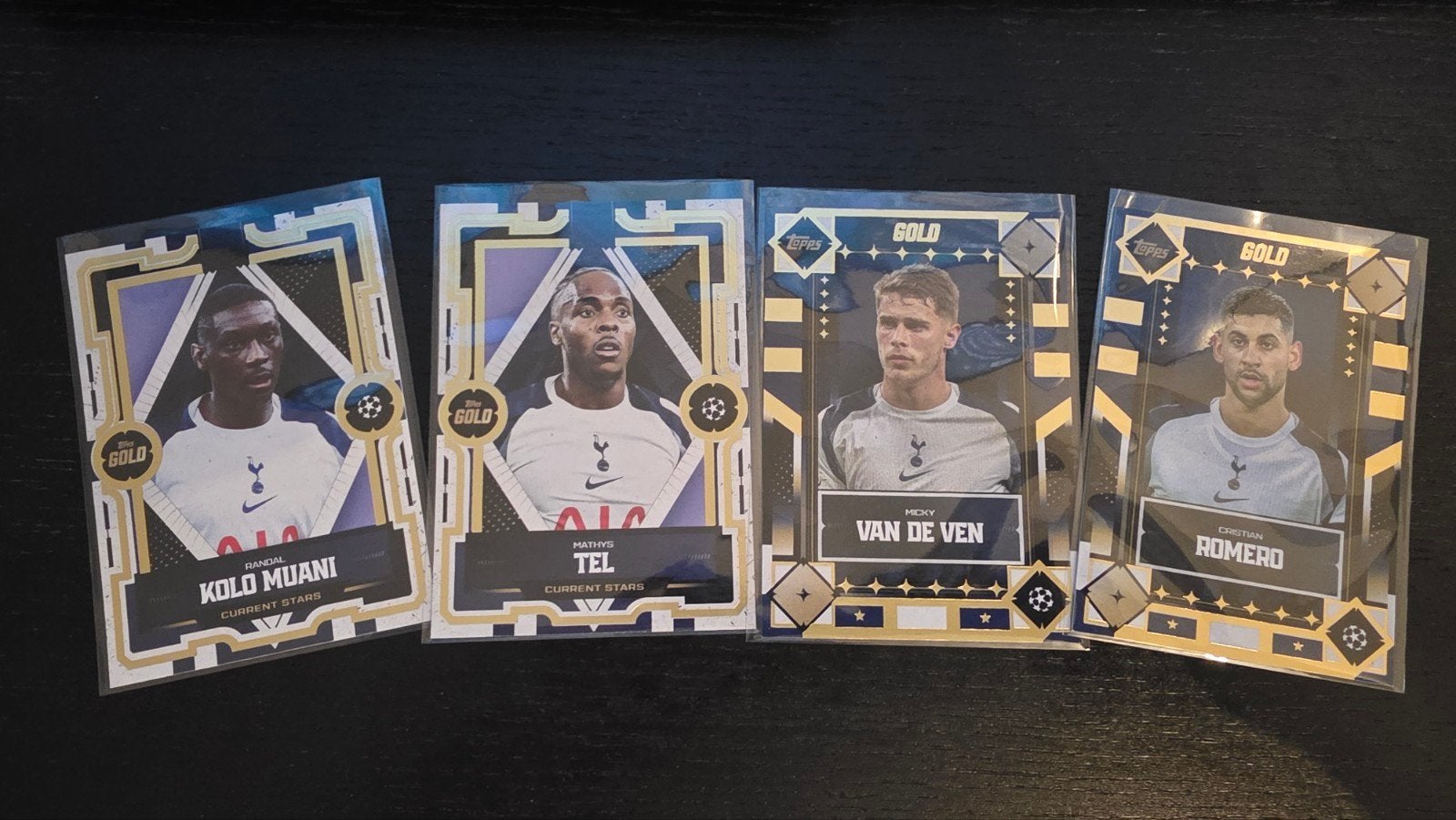 Topps Gold UCL Tottenham Cards, Verzamelen, Ophalen of Verzenden, Zo goed als nieuw, Buitenlandse clubs, Spelerskaart