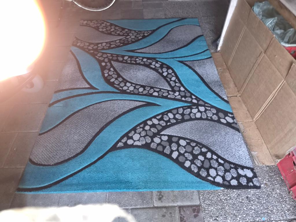 2 mooie tapijten - 230x160cm - Modern design, Ophalen, Gebruikt, 150 tot 200 cm, Vintage
