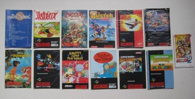 Super Nintendo SNES boekjes handleiding, Spelcomputers en Games, Games | Nintendo Super NES, Overige genres, 1 speler, Ophalen of Verzenden