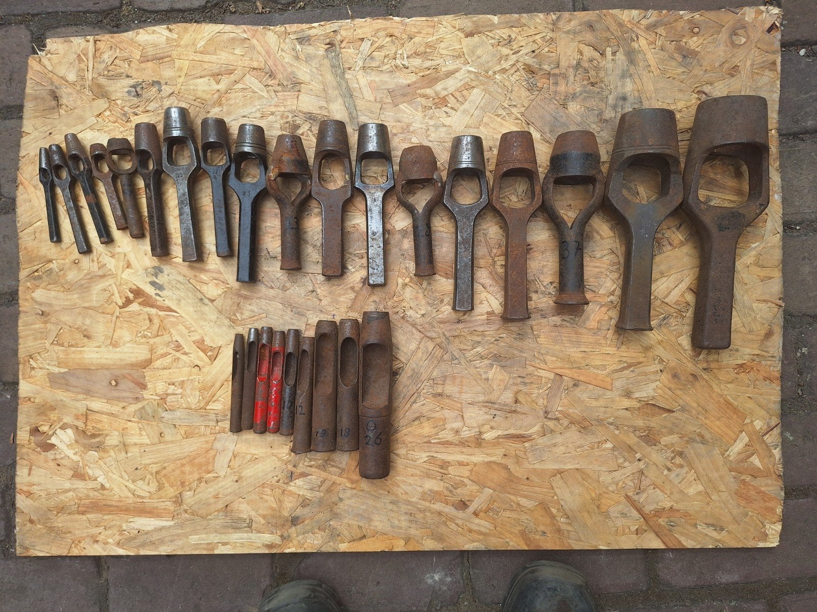 27 stuks holpijpen 7 t/m 60 mm, Doe-het-zelf en Verbouw, Gereedschap | Handgereedschap, Ophalen of Verzenden, Gebruikt, Overige typen