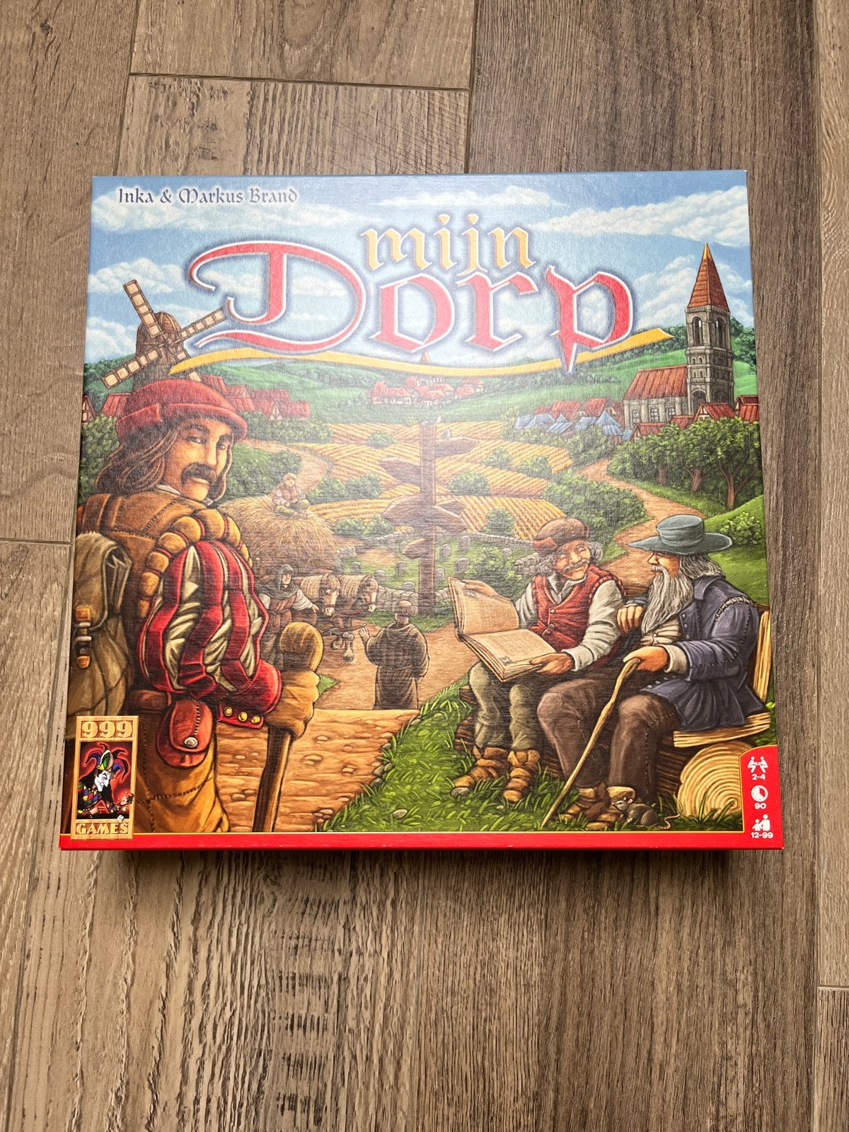 Mijn Dorp bordspel - Strategisch en uitdagend - 999 Games, Een of twee spelers, Ophalen of Verzenden, Zo goed als nieuw