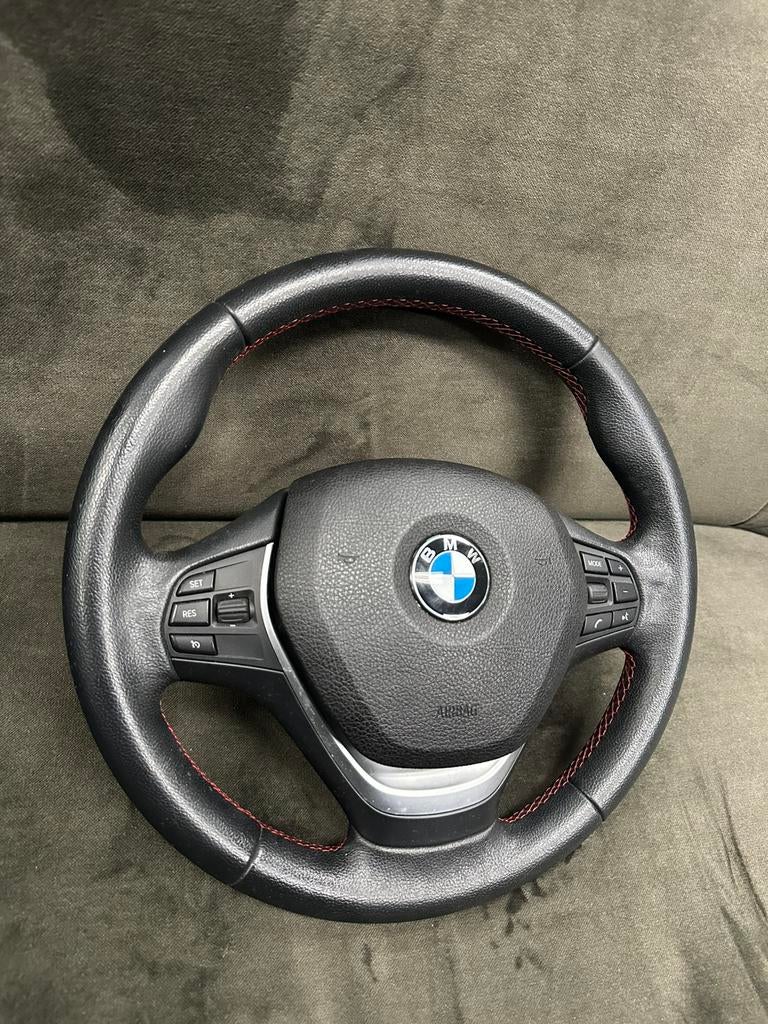 BMW STUURWIEL MET AIRBAG RODE STIKSELS F20 F30, Ophalen of Verzenden