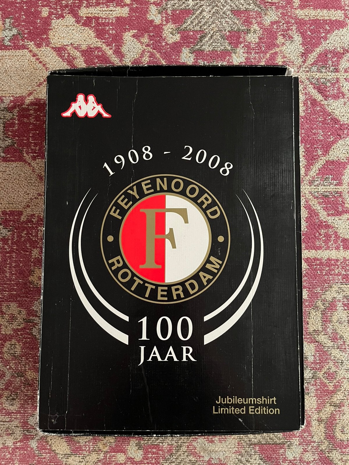 Kappa Feyenoord 100 jaar shirt M, Ophalen of Verzenden, Zo goed als nieuw, Feyenoord, Shirt