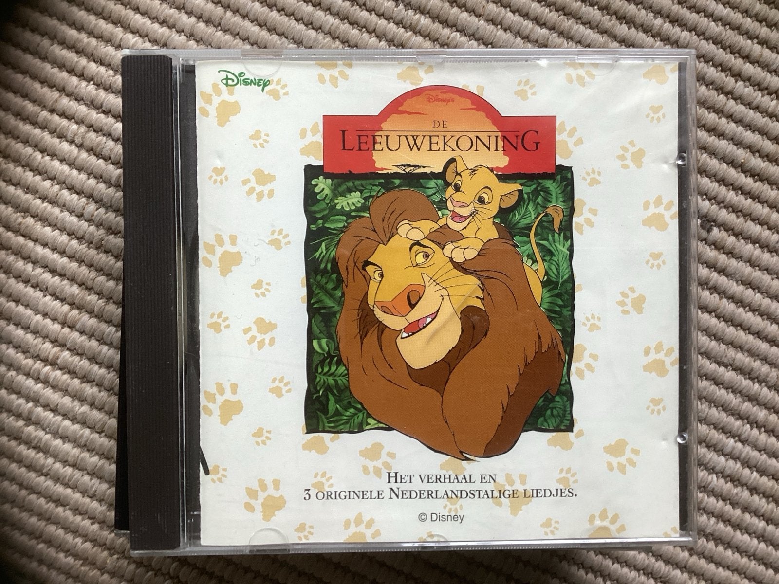 Disney De Leeuwenkoning CD - Het Verhaal en Liedjes, Cd's en Dvd's, Gebruikt, Ophalen of Verzenden, 3 tot 5 jaar, Verhaal of Sprookje