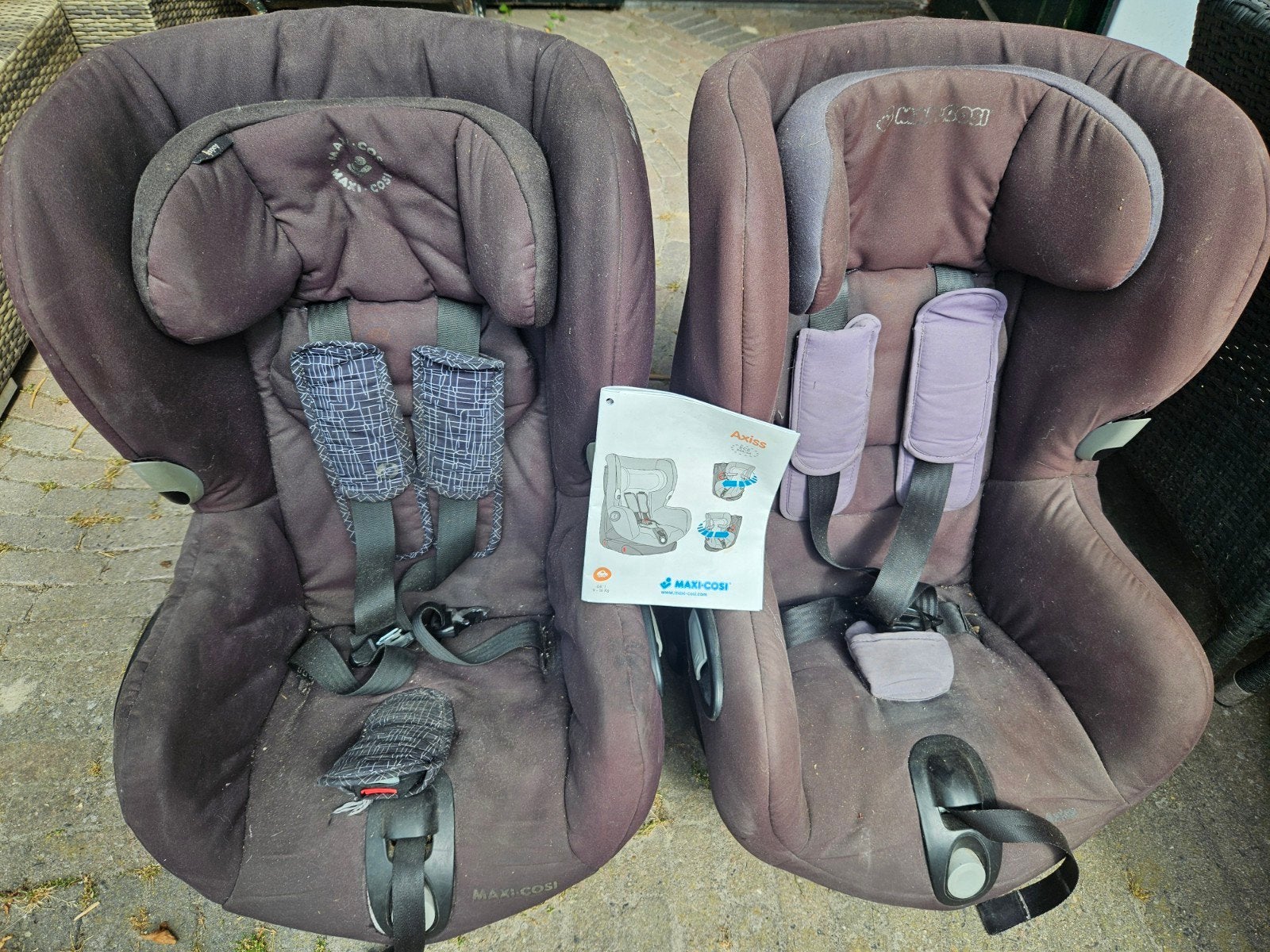 Maxi-Cosi autostoeltjes (2 stuks) - Gebruikt, Ophalen, 9 t/m 18 kg, Zijbescherming, Maxi-Cosi