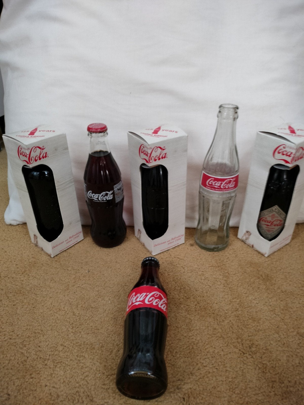 Coca Cola flesjes ,limited edition, vintage uit Griekenla, Verzamelen, Ophalen of Verzenden, Overige typen