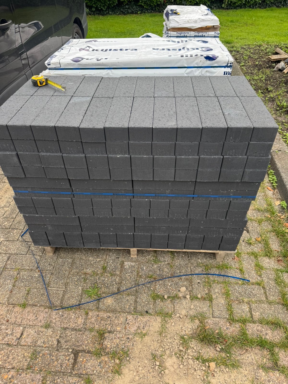 10m2 kijlstra longstones nieuw, Ophalen, Zo goed als nieuw, Beton, Klinkers