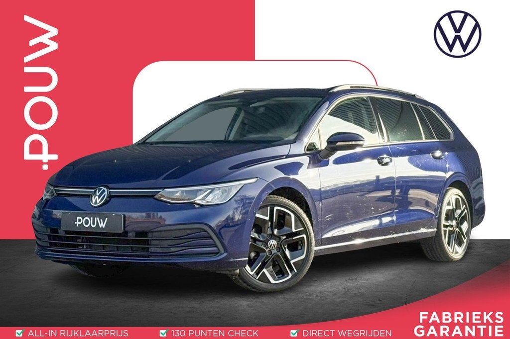 Volkswagen Golf Variant 1.0 TSI 110pk Life | 18" Velgen | Na, Auto's, Voorwielaandrijving, 12 maanden, Stof, Gebruikt