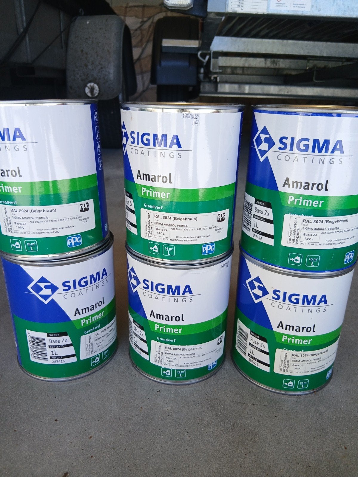 12 Liter Sigma Amerol primer ral 8024 te koop, Ophalen of Verzenden, Nieuw