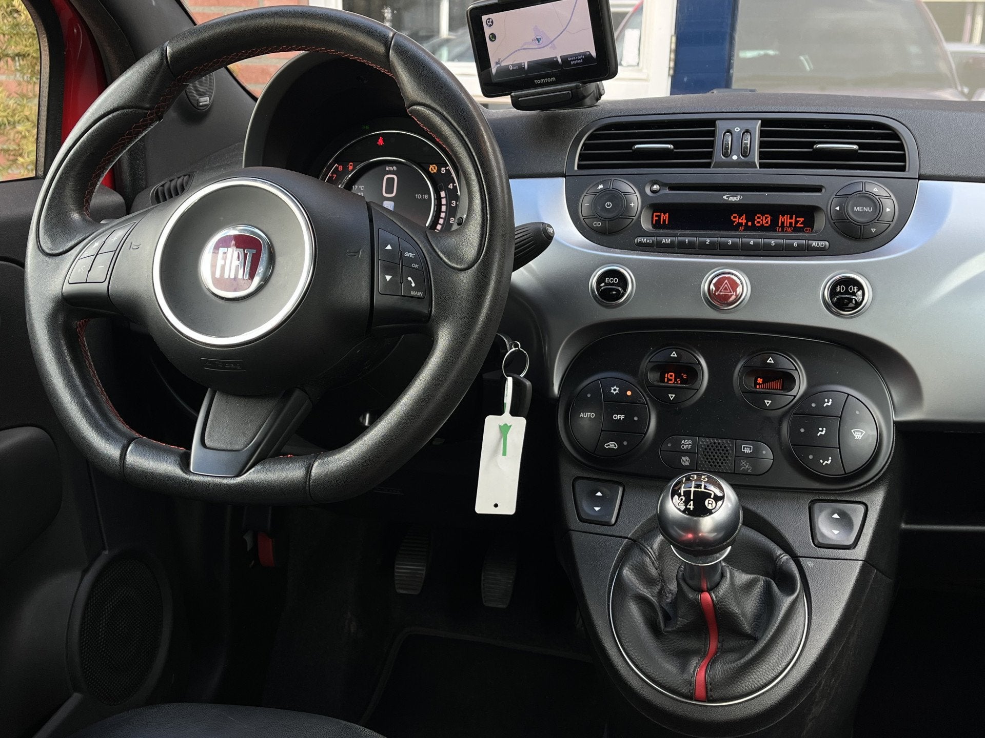 Fiat 500 0.9 TwinAir Turbo 500S Climate Control | Lederen be, Voorwielaandrijving, Gebruikt, 905 kg, Bedrijf