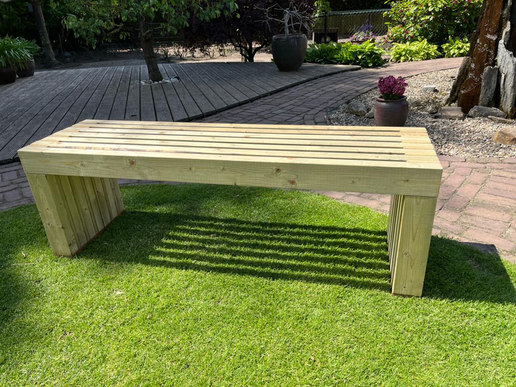 Stevige houten tuinbank - Nieuw, Ophalen, Nieuw, Hout