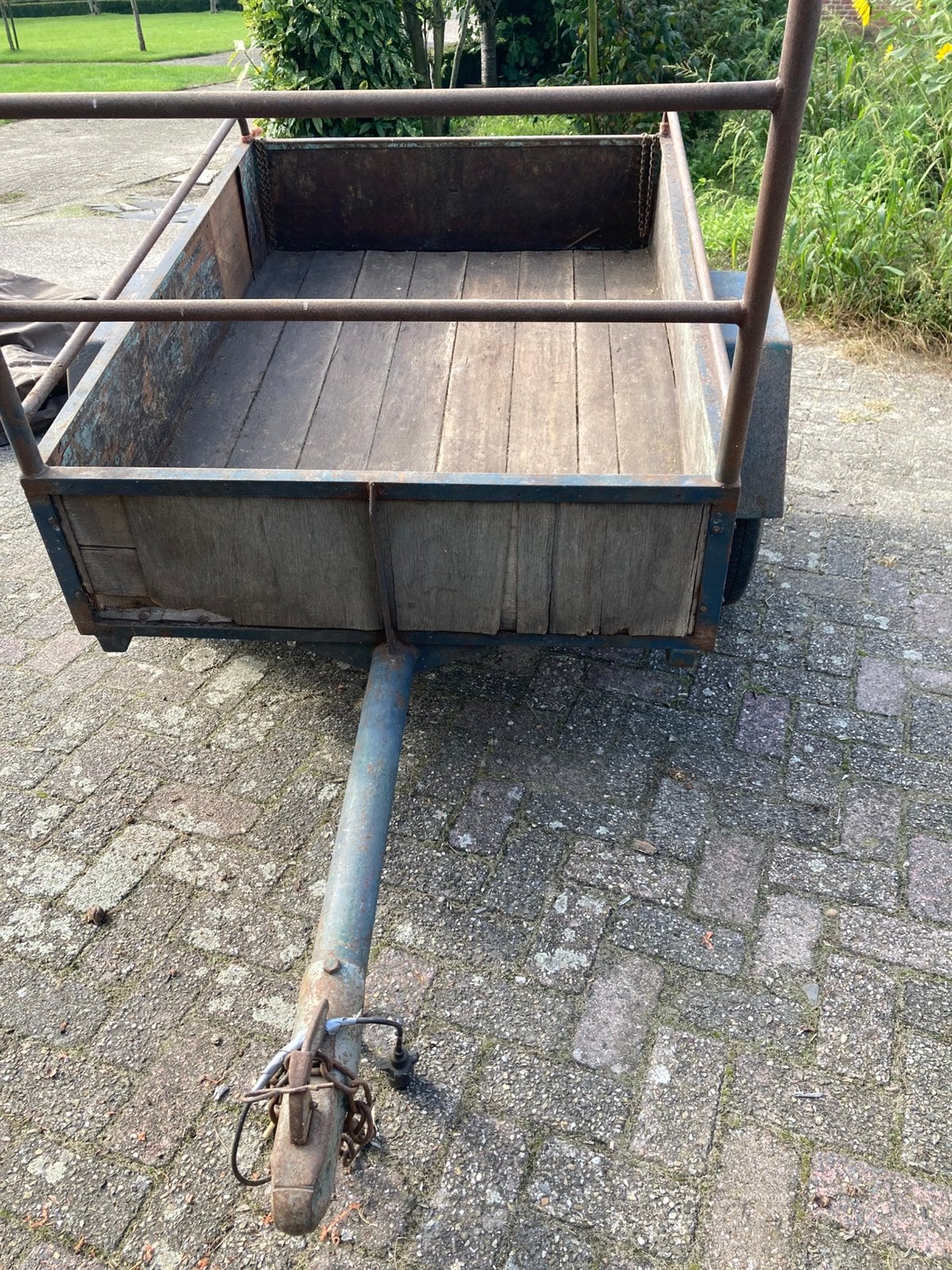 Aangangwagen: opknapper t.e.a.b., Ophalen, Gebruikt