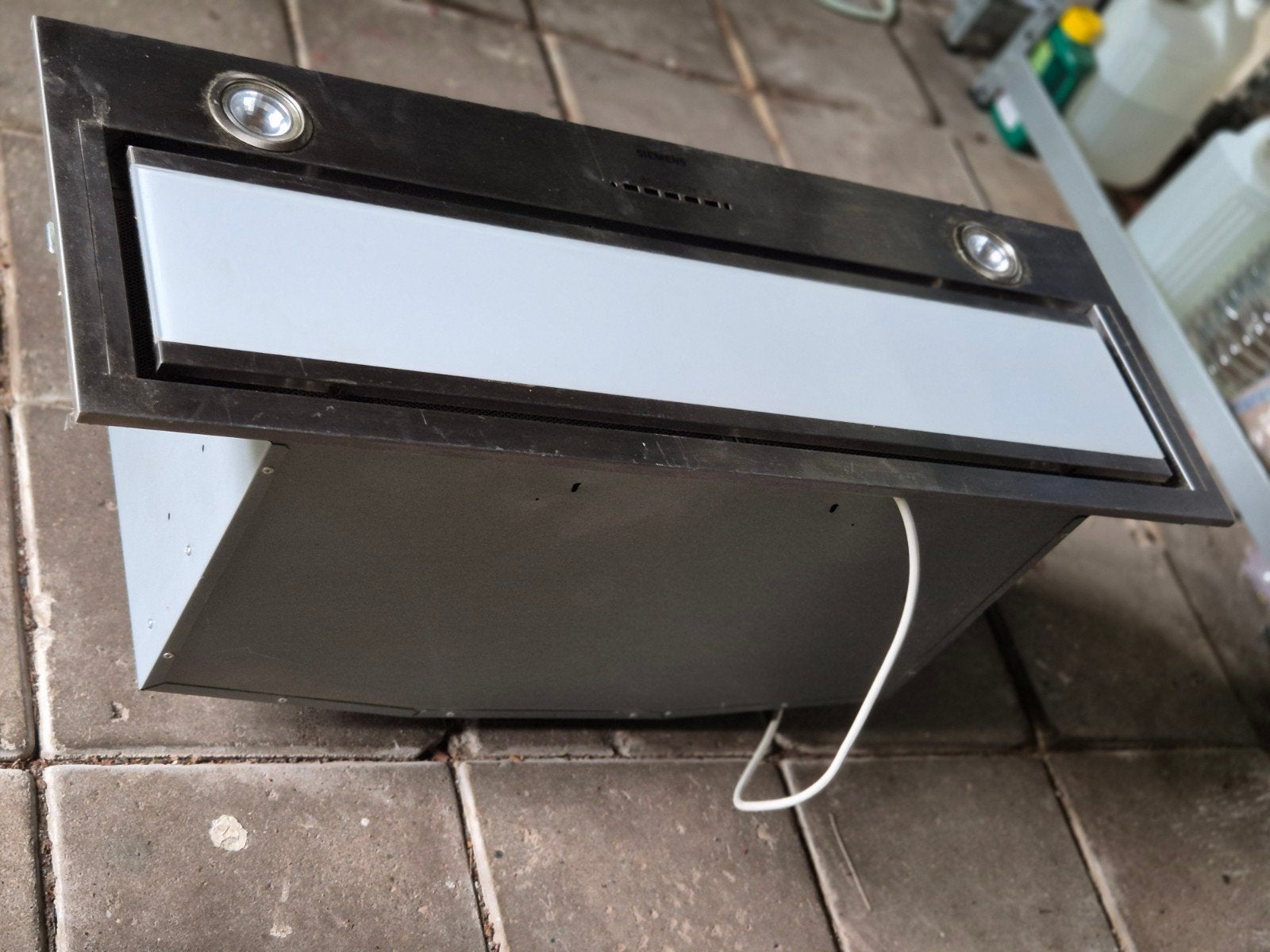 Siemens lb89585m inbouw afzuigkap, Ophalen of Verzenden, Zo goed als nieuw, 200 tot 400 m³ per uur, Onderbouw afzuigkap