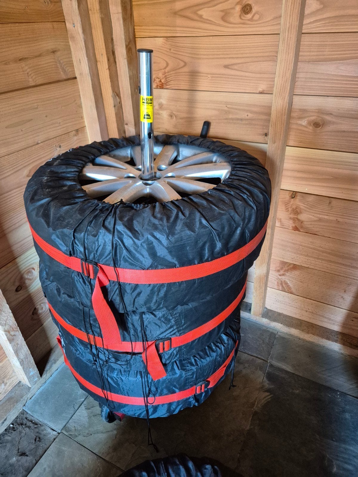 Bandenrek op wielen, Auto diversen, Velgenbomen, Ophalen, Gebruikt
