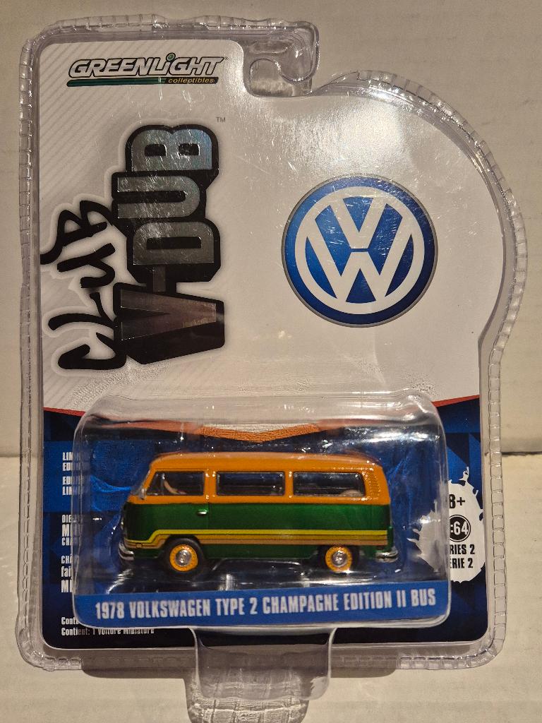 Greenlight 1/64 1978 Volkswagen Type2 (Greenmachine), Ophalen of Verzenden, Nieuw, Auto