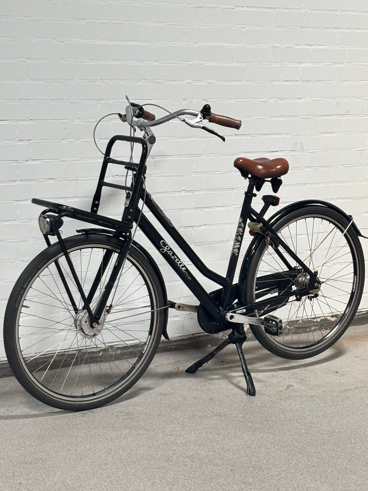 Gazelle Miss Grace Damesfiets incl rekje, Ophalen, Versnellingen, Gazelle, Trommelrem