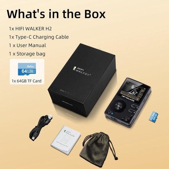HiFi MP3-Speler – Muziekspeler – Draagbare Audio, Corvance B.V., Verzenden, Nieuw, Corvancebol@gmail.com
