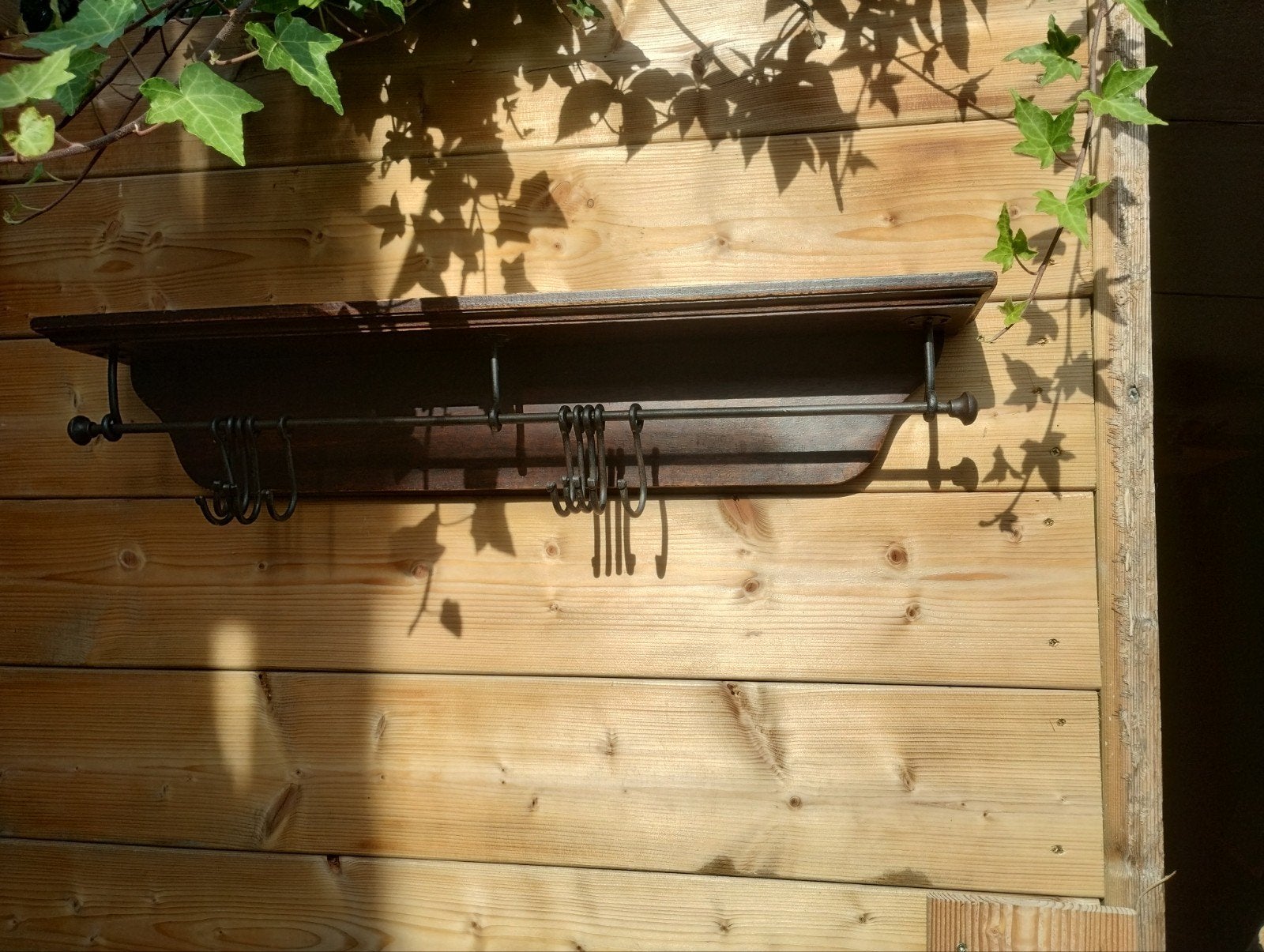 Brocante kapstok met 10 haken., Huis en Inrichting, Ophalen of Verzenden, Wandkapstok, Minder dan 100 cm