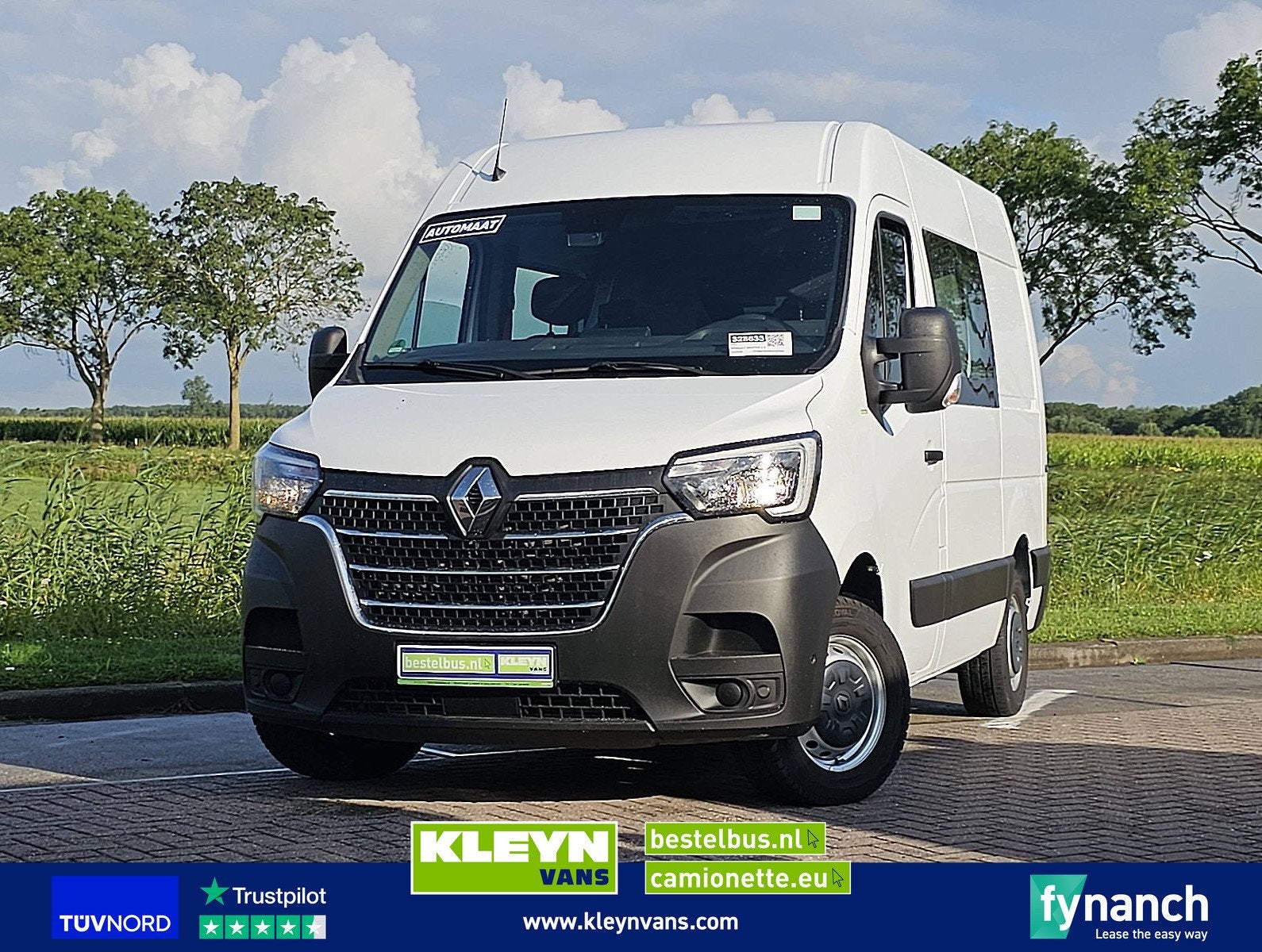 RENAULT MASTER 2.3 dubbele cabine 180pk, Gebruikt, Euro 6, Wit, 10 km/l