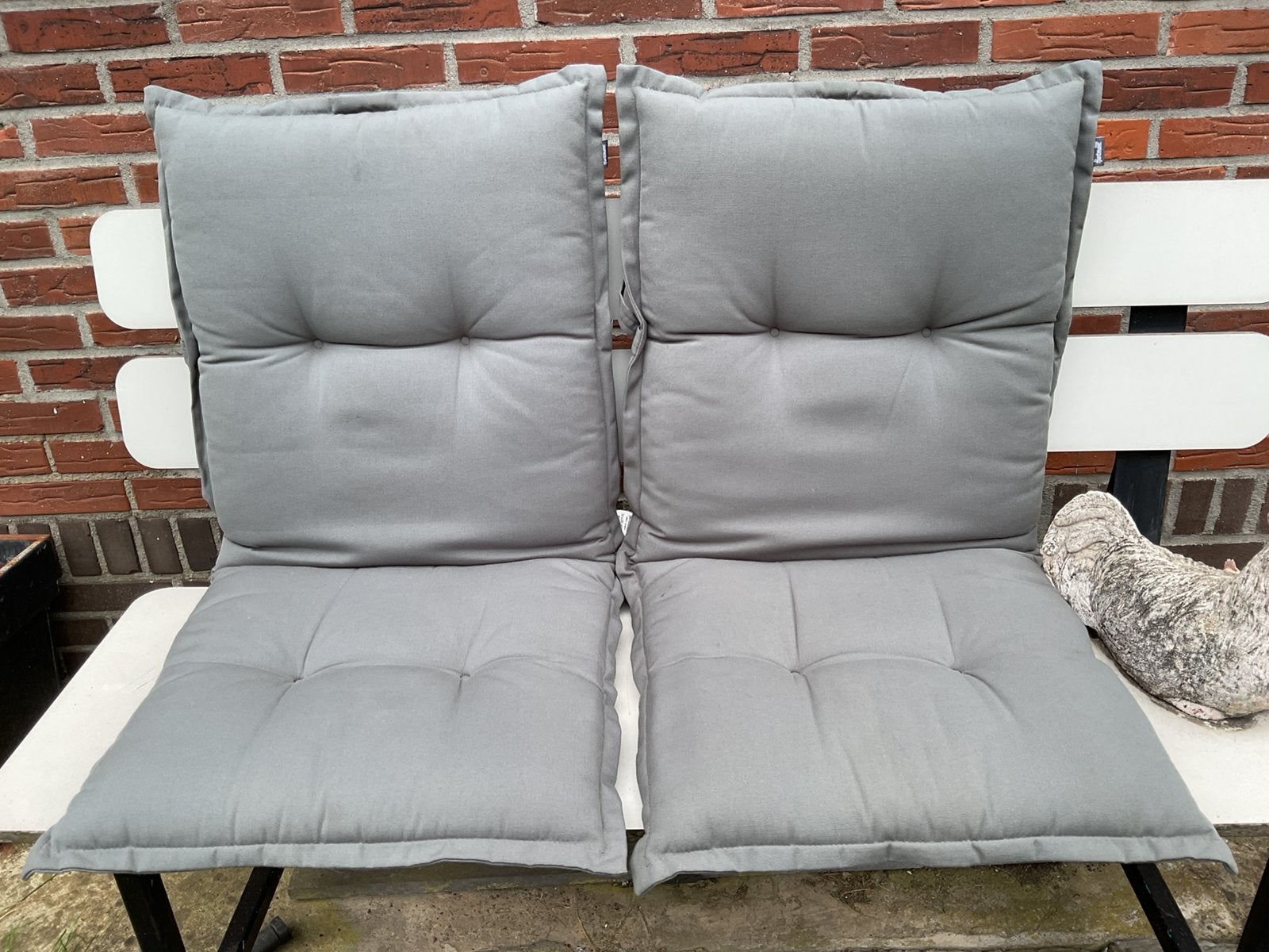 2 Hartman stoel/ tuinkussens, Tuin en Terras, Tuinmeubel-accessoires, Ophalen, Zo goed als nieuw