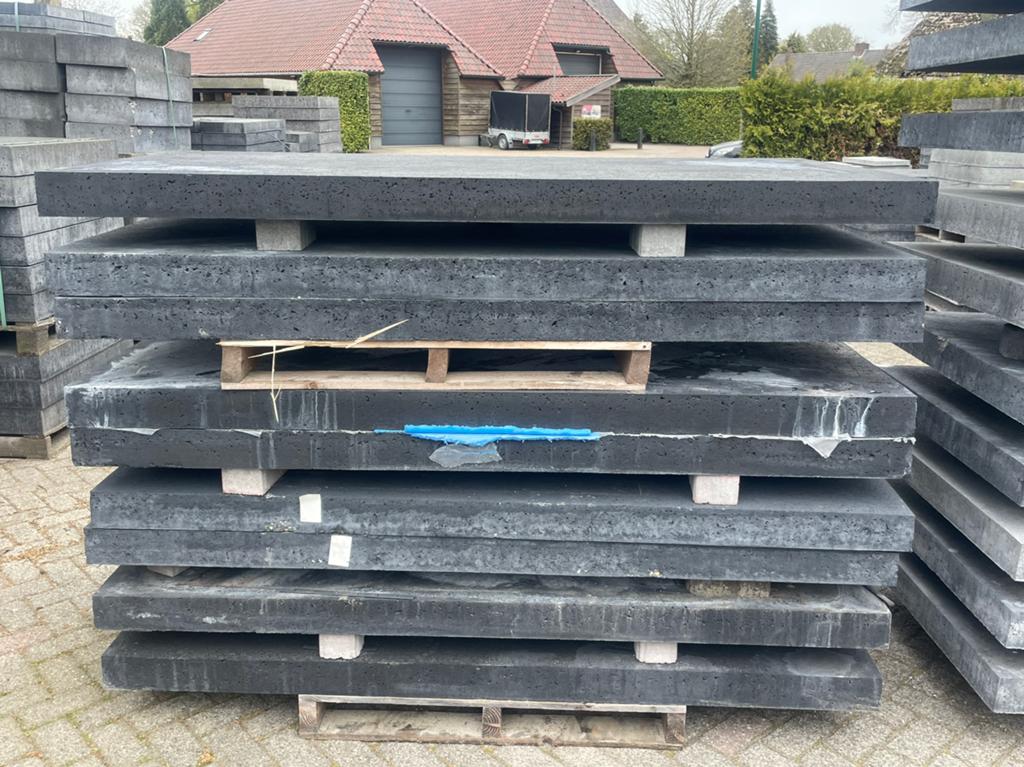 10 st Oud Hollandse tegel Antraciet 200x100x10 cm RESTPARTIJ, Ophalen, Nieuw, Beton, Terrastegels