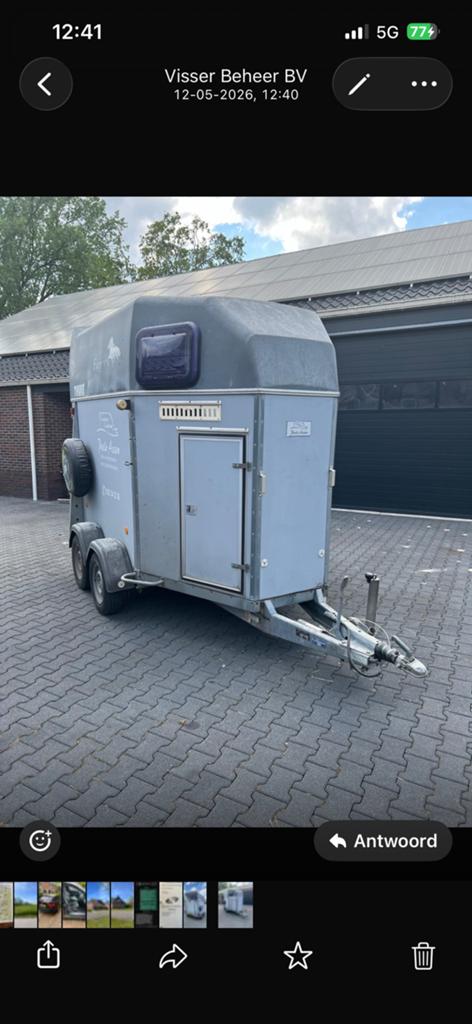 Gevraagd paardenaanhangers de hoogste prijs, Ophalen of Verzenden, Zo goed als nieuw, Overige typen