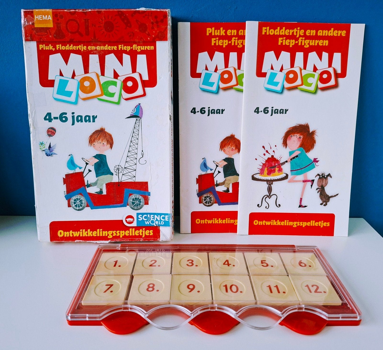 Mini Loco Pluk en andere Fiep-figuren/4-6 jaat, Ophalen of Verzenden, Gebruikt, Puzzelen