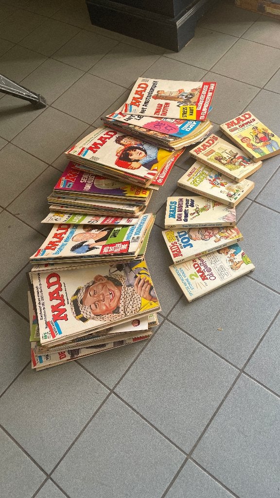 MAD stripboeken (ongeveer 60 stuks), Meerdere stripboeken, Ophalen, Gelezen