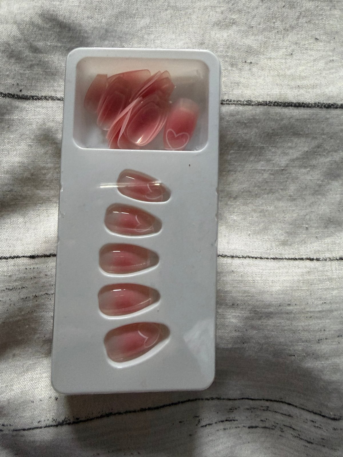 Nieuwe nepnagels met hartjesdesign, Verzenden, Nieuw, Overige typen