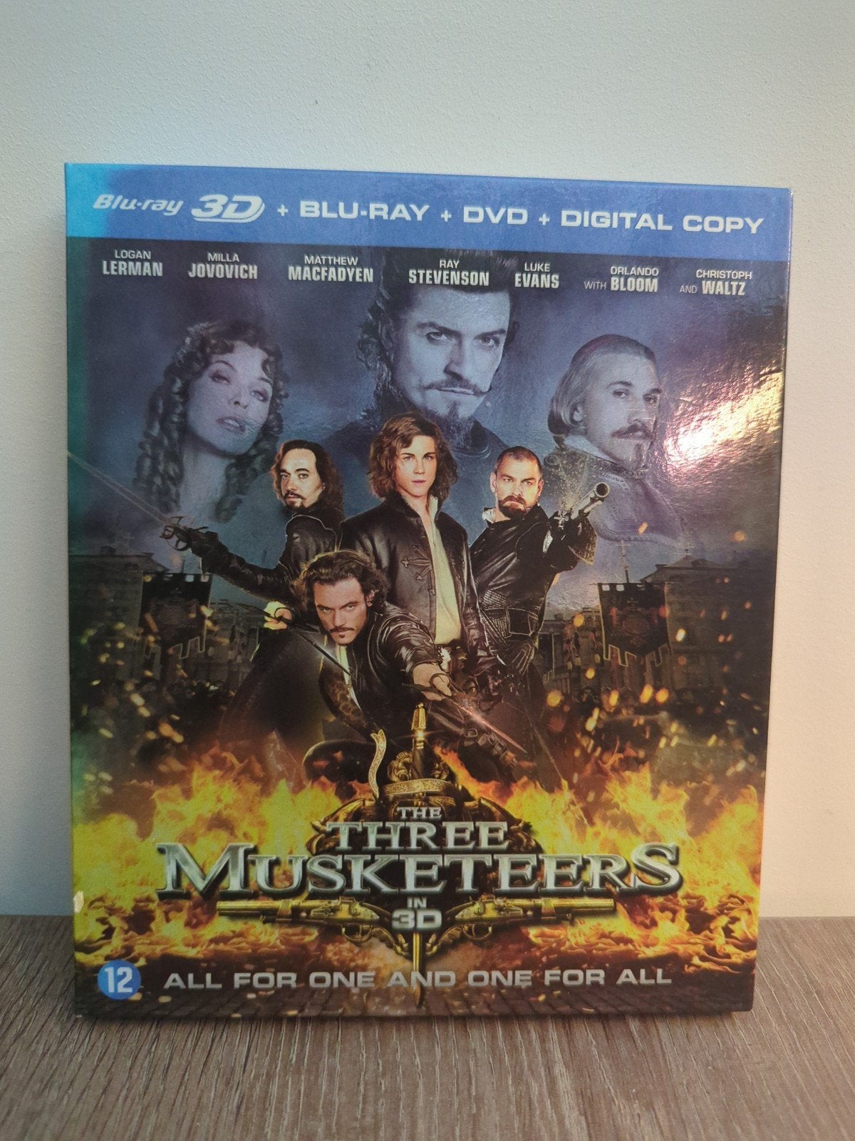The Three Musketeers 3D  Blu-ray + DVD + Digital Co, Inclusief digitale kopie, Film, Actie, Ophalen of Verzenden