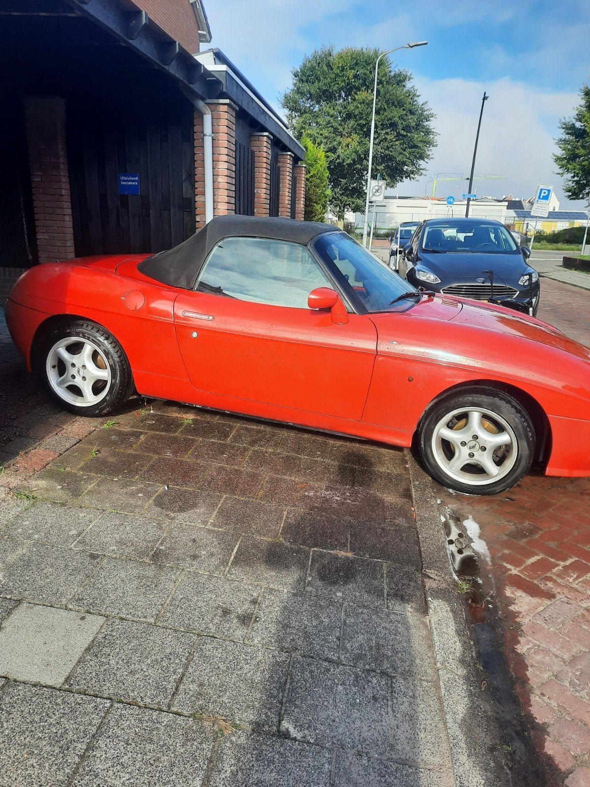 Fiat Barchetta 1.8 16V 1996 Rood, Auto's, Voorwielaandrijving, 450 kg, 40 €/maand, 4 cilinders