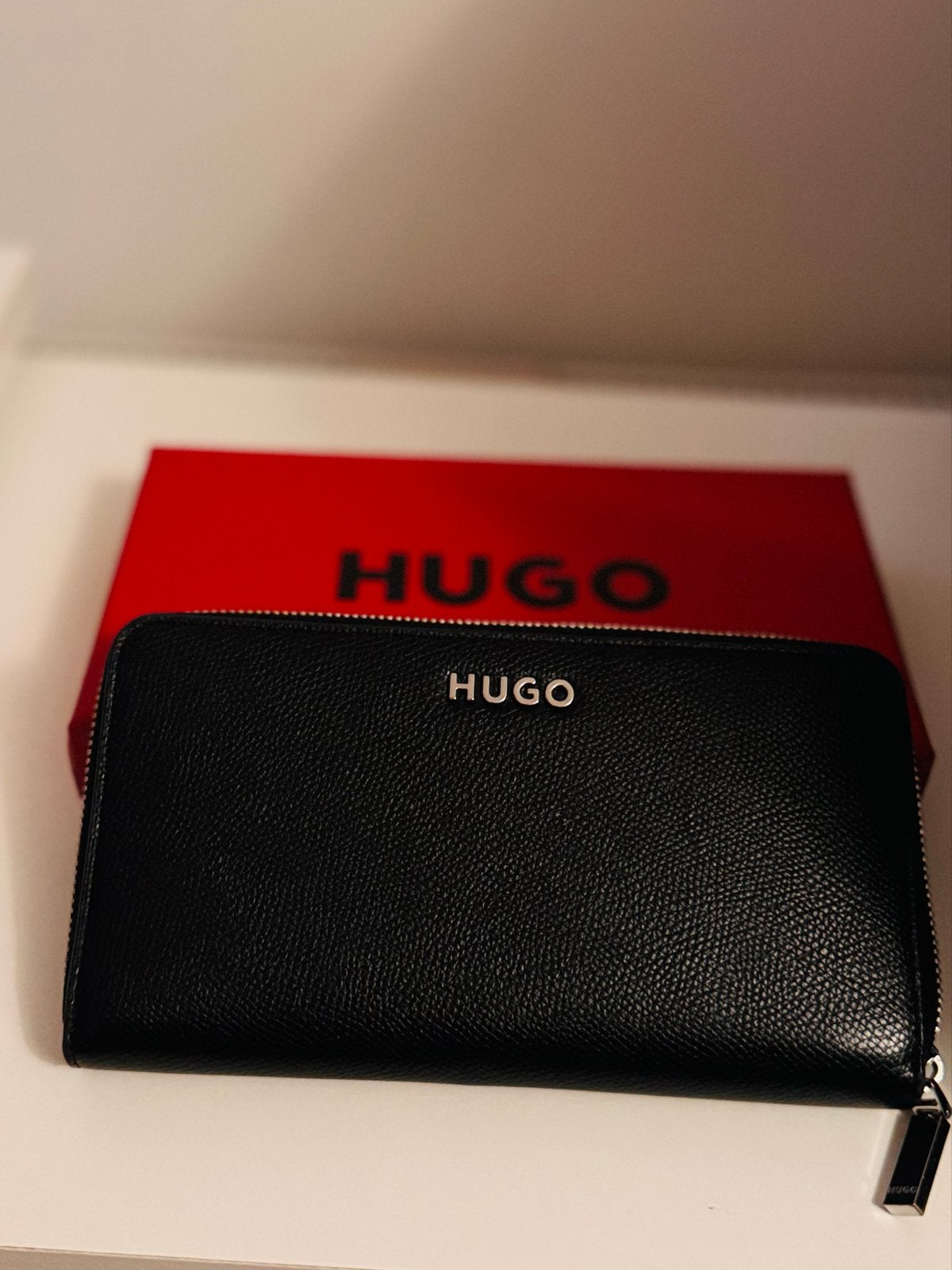Hugo Boss portemonnee - Zwart, Sieraden, Tassen en Uiterlijk, Ophalen of Verzenden, Gebruikt, Zwart, Overige merken