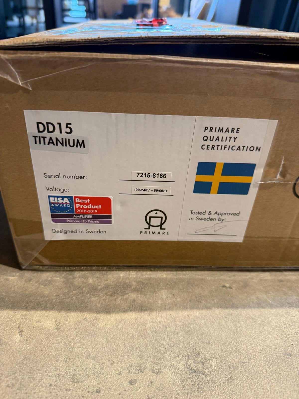 Primare DD15 Titanium CD-transport - Nieuw in doos, Witgoed en Apparatuur, Ophalen, Zo goed als nieuw