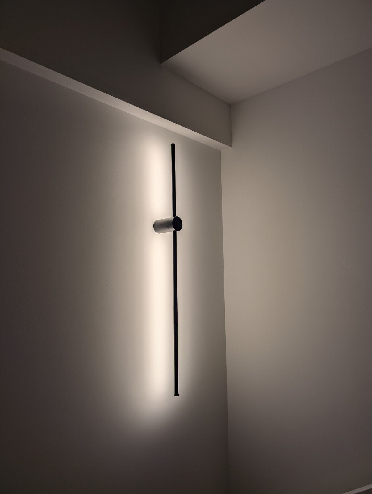 Moderne LED wandlampen - Warm wit licht (3 stuks), Huis en Inrichting, Ophalen, Zwart, Nieuw, Metaal